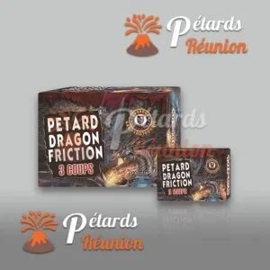 Pétard Dragon Friction 3 coups - catégorie P1 La Réunion