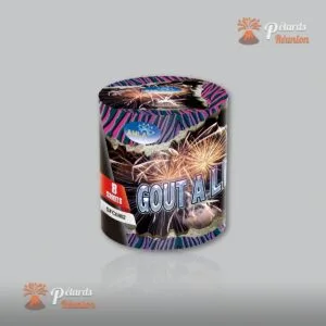 Feu d'artifice Gout à Li 8 départs - batterie calibre 30mm La Réunion Vidéo démonstration feu d'artifice Gout à Li 8 départs