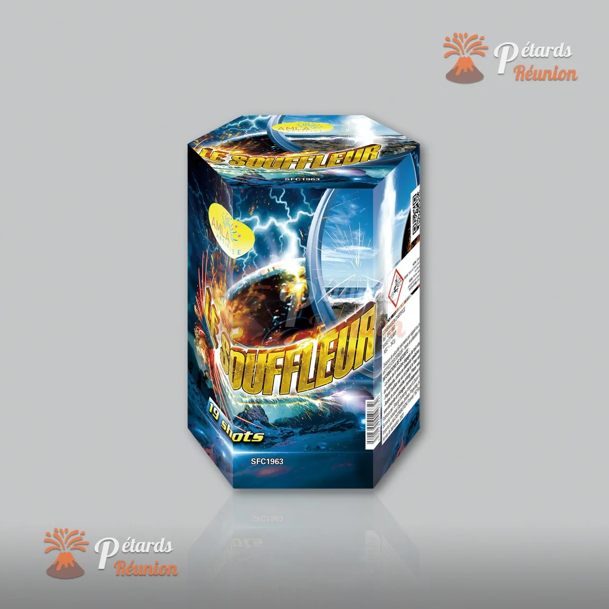 SFC1963 Le Souffleur - feu d'artifice 19 départs, packaging