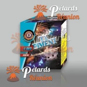 Feu d'artifice Ti Piment - batterie 16 départs La Réunion Vidéo démonstration feu d'artifice Ti Piment