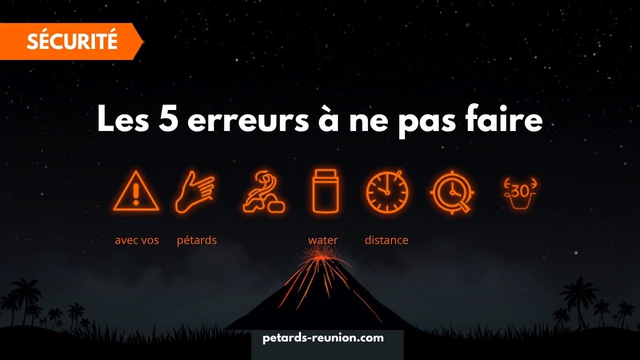 5 erreurs à éviter avec vos pétards le 31 décembre